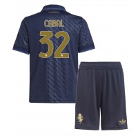 Echipament fotbal Juventus Juan Cabal #32 Tricou Treilea 2024-25 pentru copii maneca scurta (+ Pantaloni scurti)